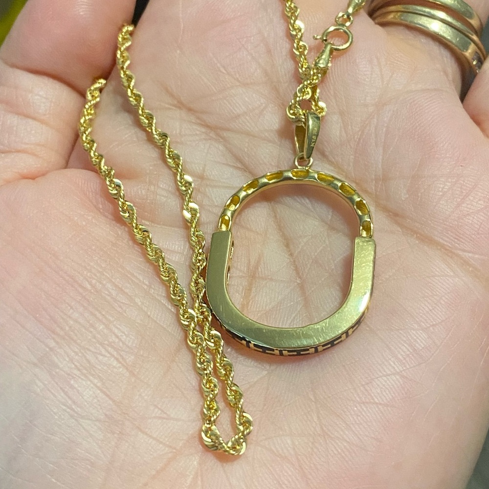 Real 8k Saudi Gold Necklace - image 3